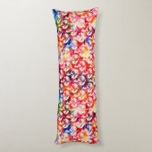 Coussins Longs Feuilles botaniques abstraites (Dos (Vertical))