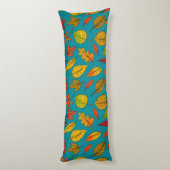 Coussins Longs Feuilles d'automne (Dos (Vertical))