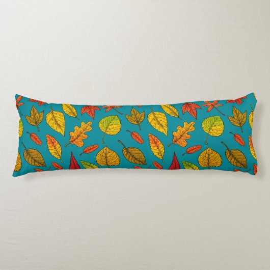 Coussins Longs Feuilles d'automne (Devant)