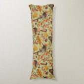 Coussins Longs Feuilles d'automne, baies, champignons et fleurs (Devant (Vertical))