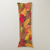 Coussins Longs Feuilles d'automne colorées (Devant (Vertical))