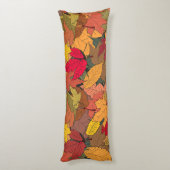 Coussins Longs Feuilles d'automne colorées (Dos (Vertical))