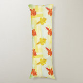 Coussins Longs feuilles d'automne de l'aquarelle (Devant (Vertical))