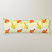 Coussins Longs feuilles d'automne de l'aquarelle (Devant)