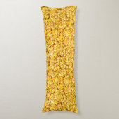 Coussins Longs Feuilles d'automne, jaune doré (Devant (Vertical))