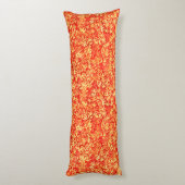 Coussins Longs Feuilles d'automne, orange et or (Dos (Vertical))