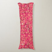 Coussins Longs Feuilles d'automne, tons rouges et oranges (Devant (Vertical))