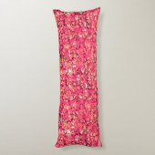 Coussins Longs Feuilles d'automne, tons rouges et oranges (Dos (Vertical))