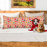Coussins Longs Feuilles d'automne vibrantes Motif multicolores<br><div class="desc">Parfait pour les cadeaux d'automne et les occasions,  ce motif feuille dynamique et multicolore fera plaisir à votre chambre</div>