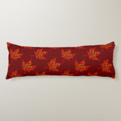 Coussins Longs Feuilles de feu (Devant)