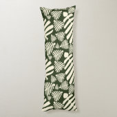 Coussins Longs Feuilles de la Monstera verte botanique (Dos (Vertical))