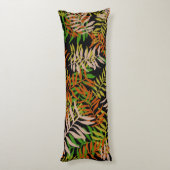 COUSSINS LONGS FEUILLES DE LA NATURE DE LA JUNGLE (Dos (Vertical))