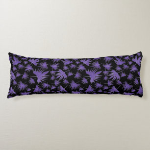 Coussins Longs Feuilles de vigne canarienne violet