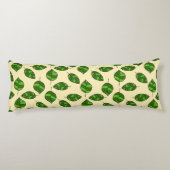 Coussins Longs Feuilles d'été ajustable Motif feuille verte ajust (Dos)