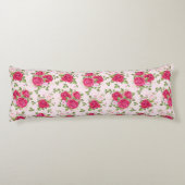 Coussins Longs Feuilles floraux tirés à la main Motif sans coutur (Dos)