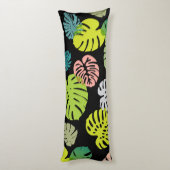 Coussins Longs Feuilles tropicales multicolores 2 (Dos (Vertical))