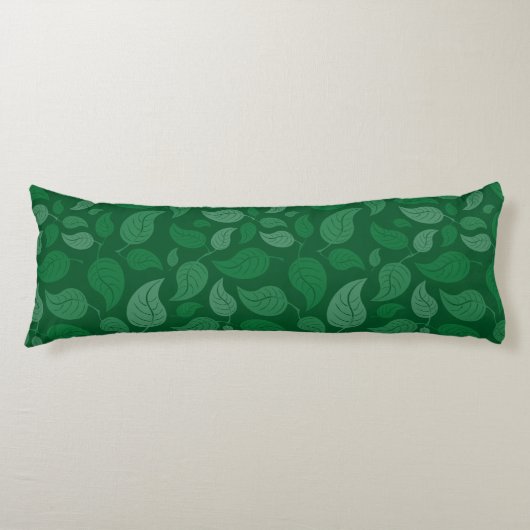 Coussins Longs Feuilles verts (Devant)