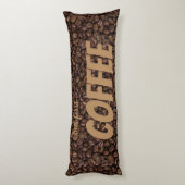 Coussins Longs Fèves de café (Dos (Vertical))