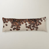 Coussins Longs Fèves de café (Dos)