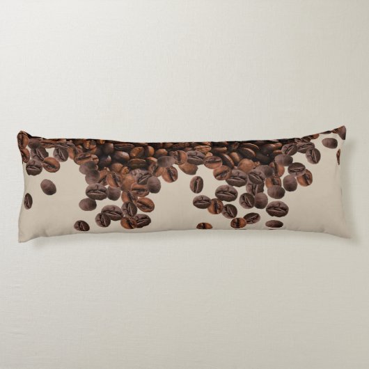 Coussins Longs Fèves de café (Dos)