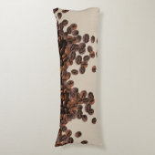 Coussins Longs Fèves de café (Devant (Vertical))