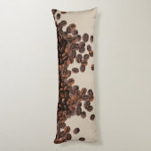 Coussins Longs Fèves de café (Dos (Vertical))