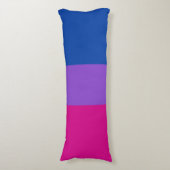 Coussins Longs Fierté bisexuelle, Gras, FIERTÉ LGBTQ (Devant (Vertical))