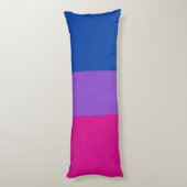 Coussins Longs Fierté bisexuelle, Gras, FIERTÉ LGBTQ (Dos (Vertical))