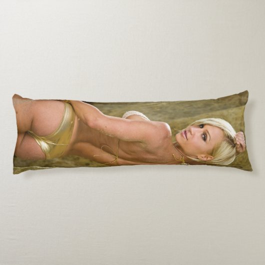 Coussins Longs Fille chaude de forme physique (Dos)