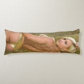 Coussins Longs Fille chaude de forme physique (Devant)