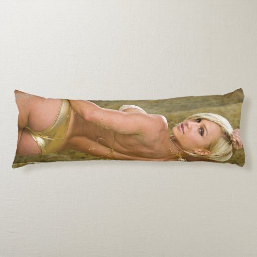 Coussins Longs Fille chaude de forme physique (Devant)