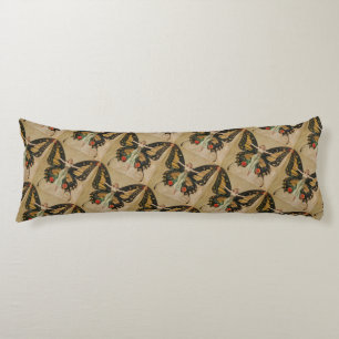 Coussins Longs Fille papillon de Leyendecker Art Déco vintage