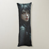 Coussins Longs Fille Wolf Anime (Dos (Vertical))