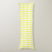 Coussins Longs Filles GoGo de mod jaunes (Devant (Vertical))