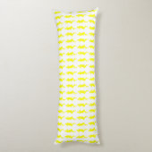 Coussins Longs Filles GoGo de mod jaunes (Dos (Vertical))