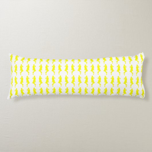 Coussins Longs Filles GoGo de mod jaunes (Devant)