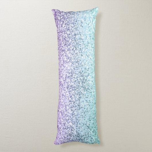 Coussins Longs Filles Sirènes Parties scintillant 1b (Parties sci (Dos (Vertical))