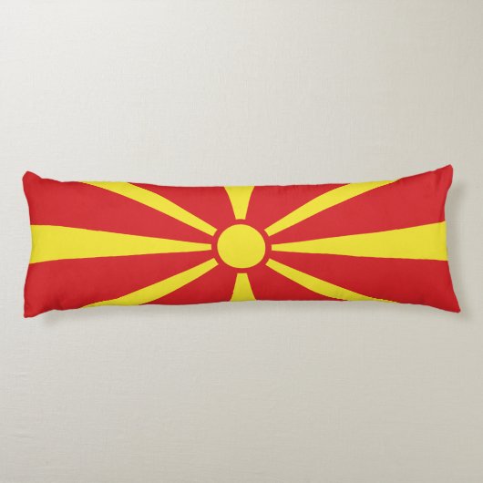 Coussins Longs Flag de Macedonia (Dos)
