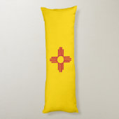 Coussins Longs Flag du Nouveau-Mexique (Dos (Vertical))