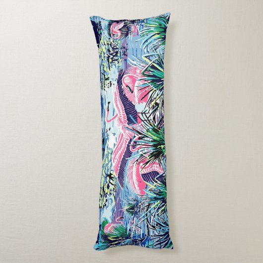 Coussins Longs Flamant rose (Dos (Vertical))