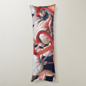 Coussins Longs Flamant rose rose dans la nature (Dos (Vertical))