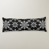 Coussins Longs Flammes de neige 3d (Dos)