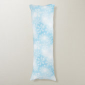 Coussins Longs Flammes de neige et lumières bleues (Devant (Vertical))