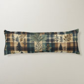 Coussins Longs Flanel rustique - Décor cabine (Dos)