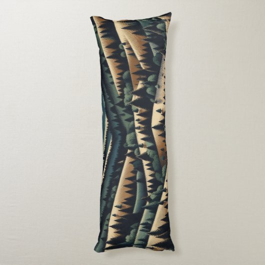 Coussins Longs Flanel rustique - Décor cabine (Dos (Vertical))