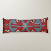 Coussins Longs Flèche de diamant bleu Konya II Red Cowboy  (Dos)