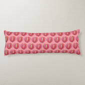 Coussins Longs Fleur Anthurium rouge Motif sans couture sur (Dos)