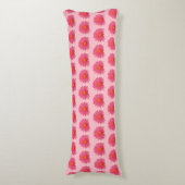 Coussins Longs Fleur Aptenia rose Motif sans couture sur (Devant (Vertical))
