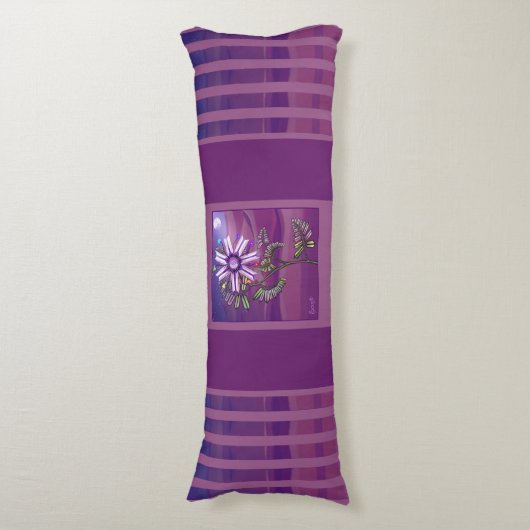 Coussins Longs Fleur dans le désert (Devant (Vertical))