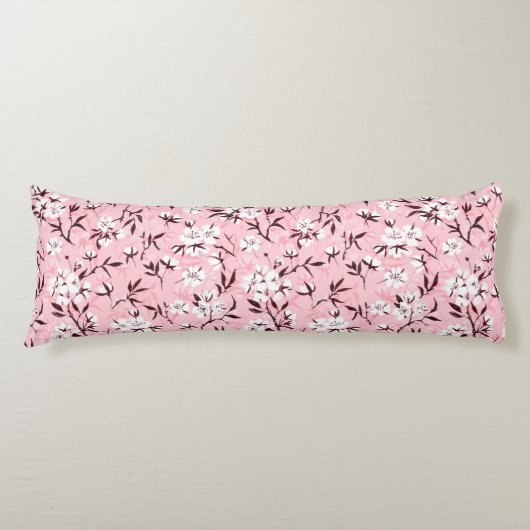 Coussins Longs Fleur de cerisier blanc (Devant)